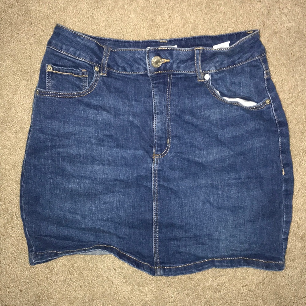 Garage Jean Skirt